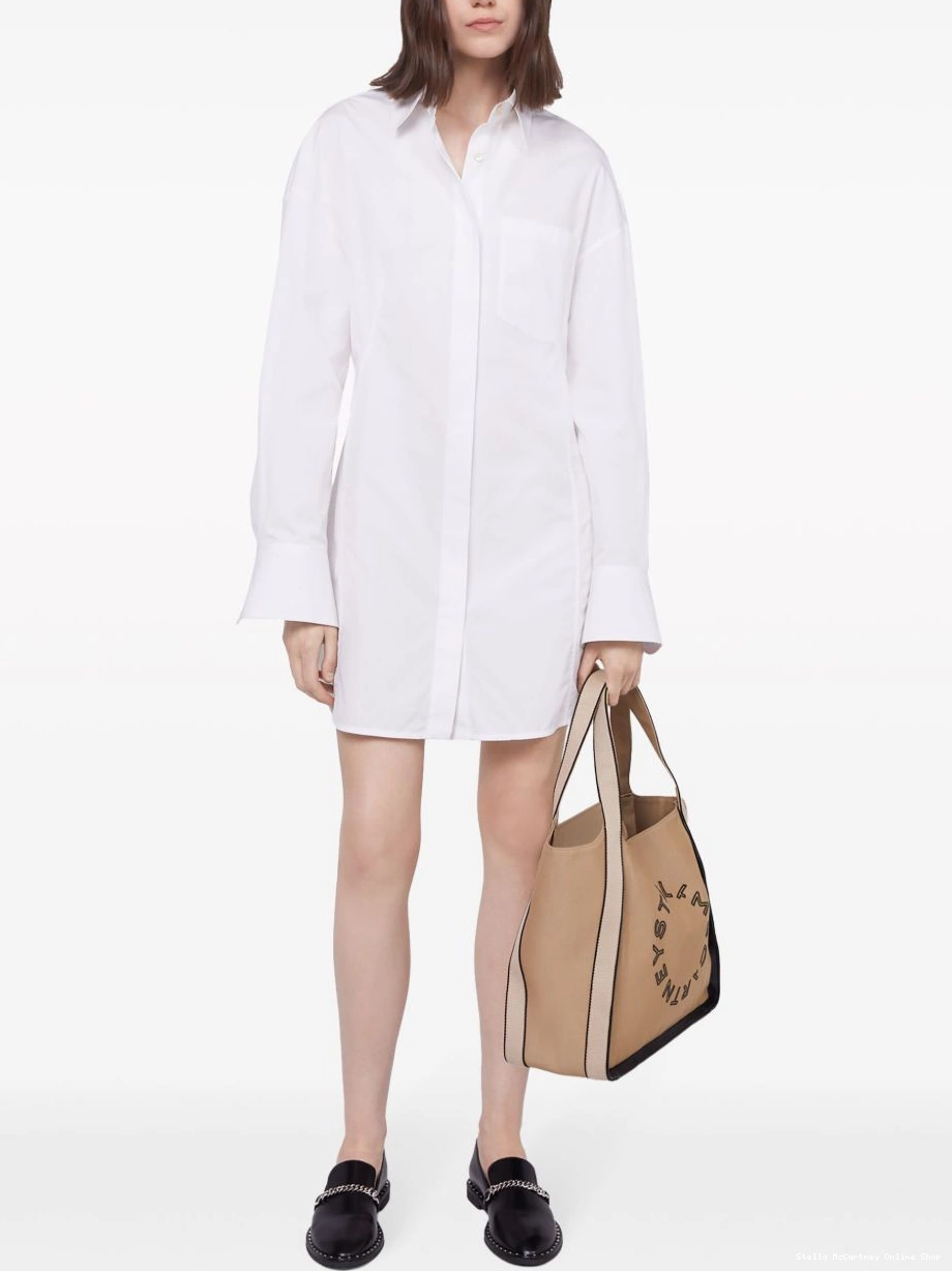 Affordable minidress Stella shirt poplin McCartney Women 0814